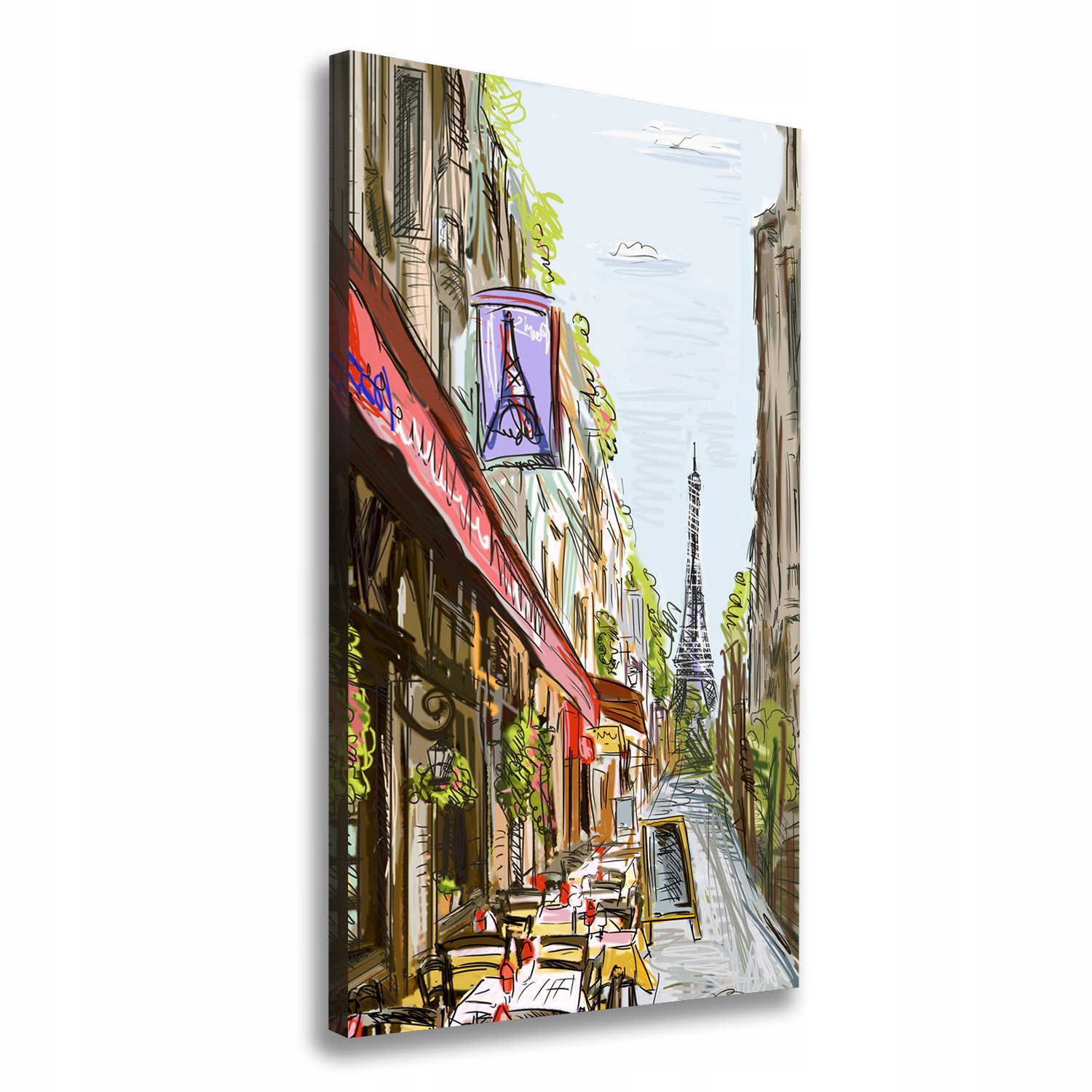 

Foto obraz na płótnie Wieża Eiffla Paryż 60x120 cm