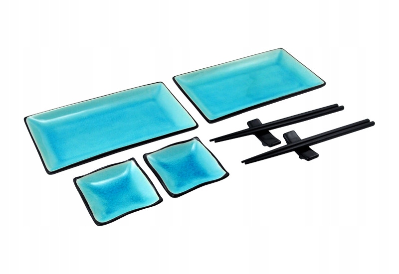 Komplet do sushi na 2 osoby - Turquoise [6801549]