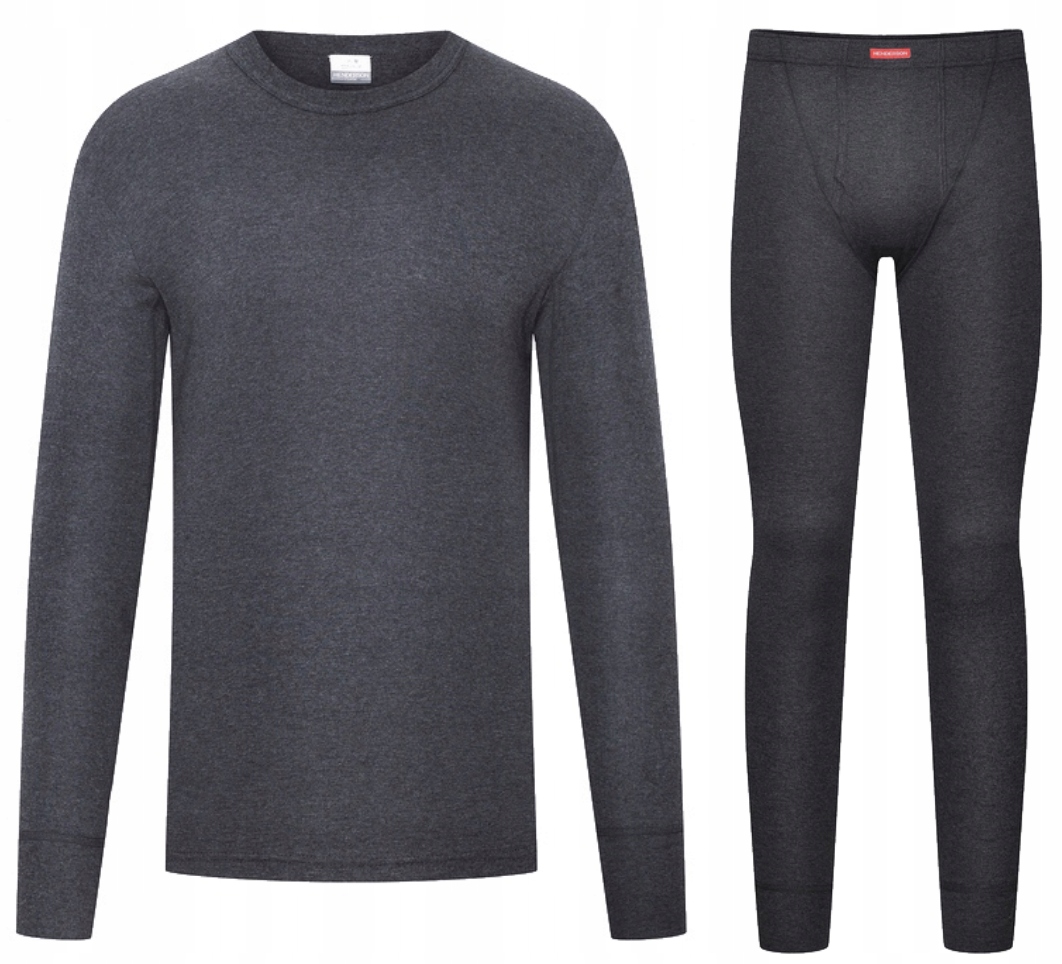 Henderson Spodní Prádlo Set Tričko A Spodky Grafit 3XL