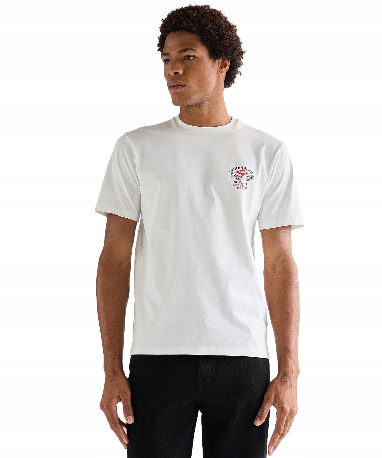 Tričko Wrangler Small Americana Tee 112377981 Worn White 4XL