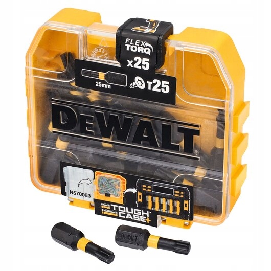 

Bity, Końcówki Udarowe T25 25szt DT70558T Dewalt