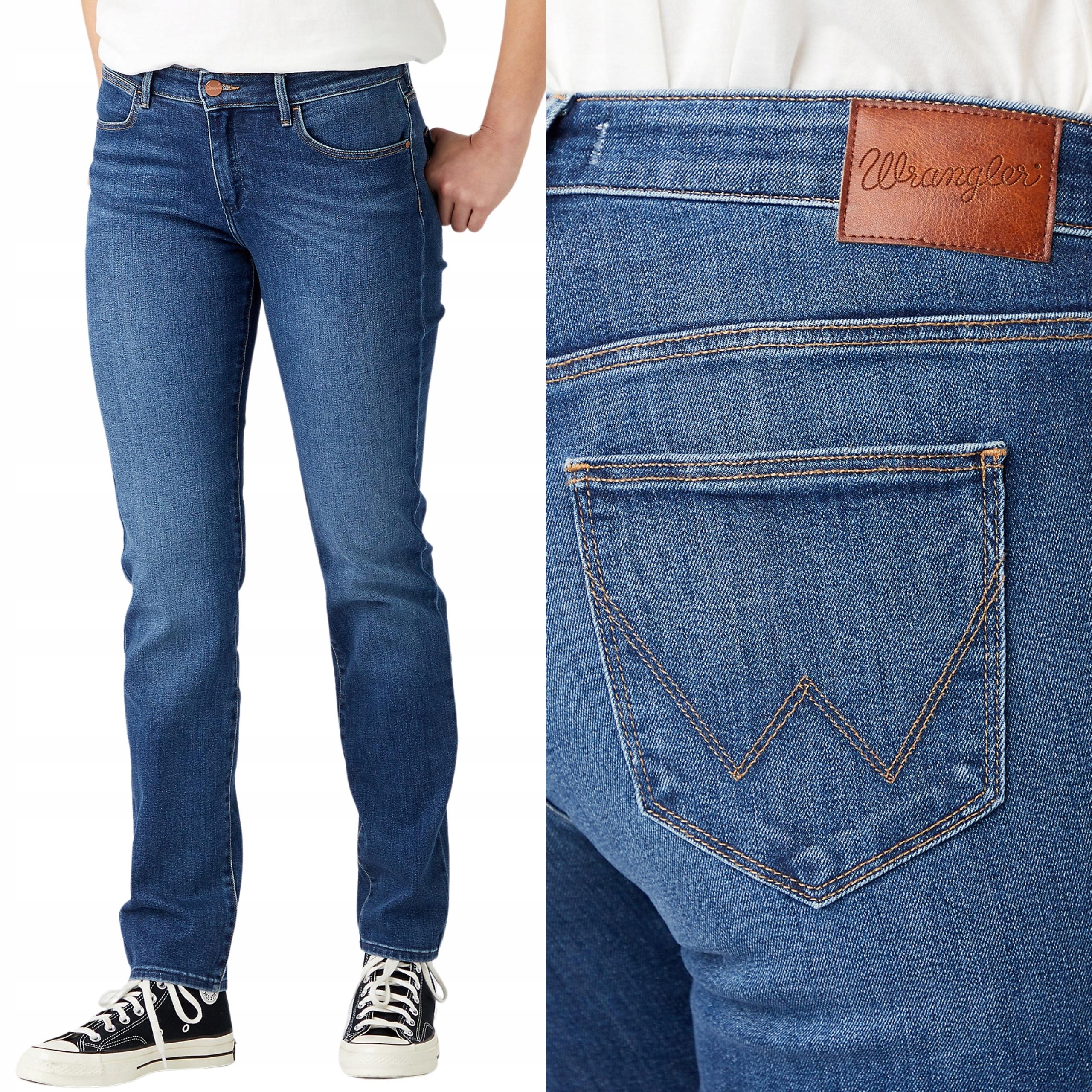 Wrangler kalhoty Slim blue Regular jeans W28 L32