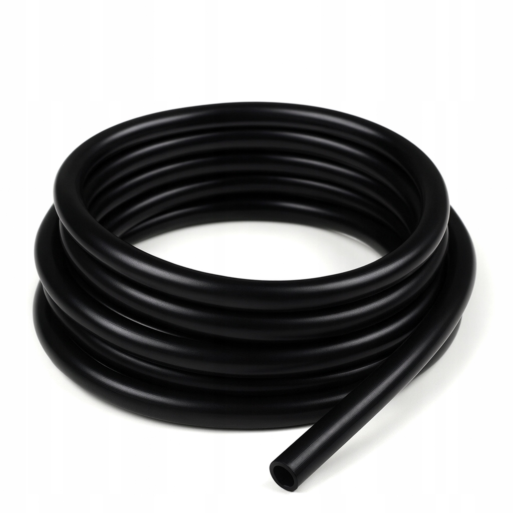 Akvarijní hadička Černá silikonová Provzdušňovací Akvárium 4/6 mm 1 m