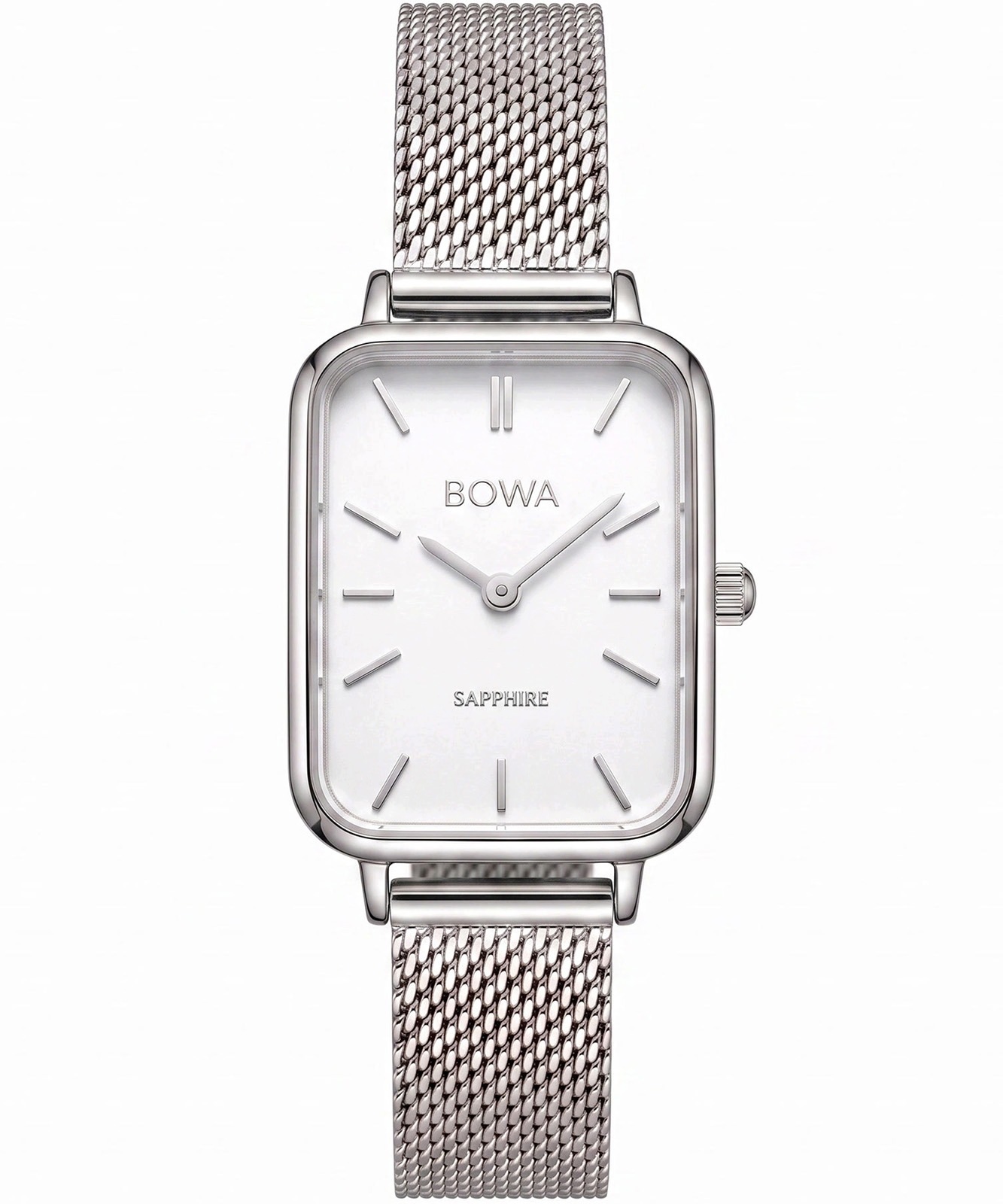 Dámské hodinky Bowa Dubai White-Silver Mesh 20