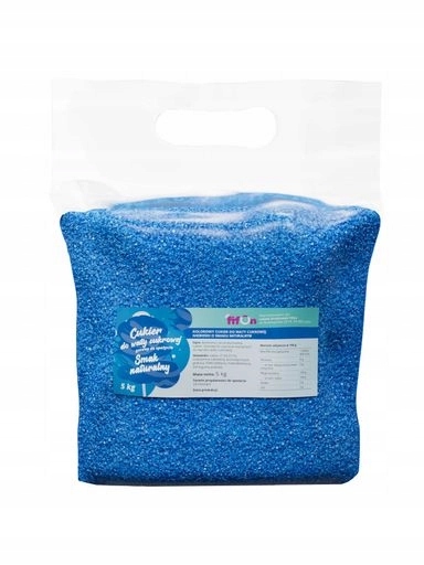 Levně Cukr na cukrovou vatu Modrý Přírodní 5kg sáček