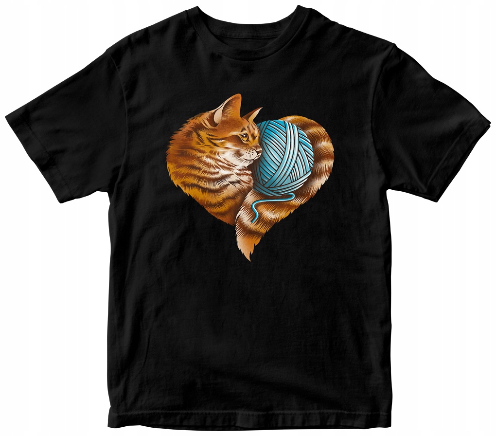 

T-shirt Koszulka Dziecięca 146CM/10L Kot Love Cats