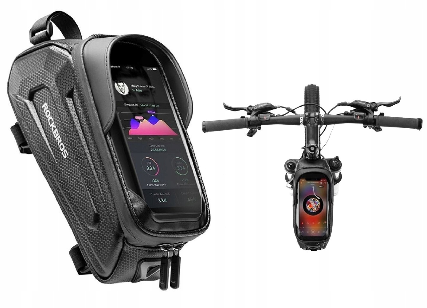 

Sakwa rowerowa wodoszczelny uchwyt na telefon ZR19