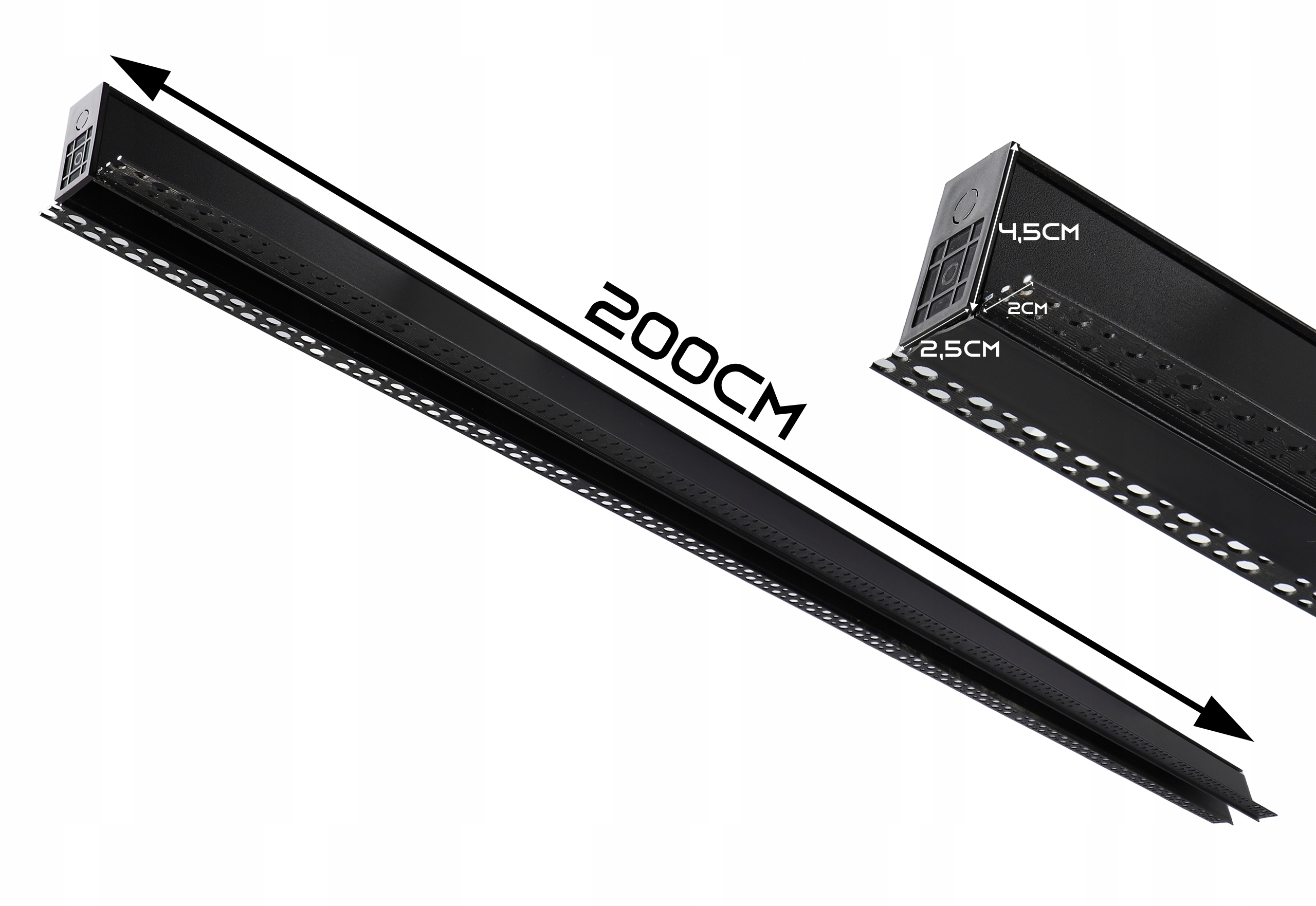 アクセサリー sHiN Szyna Oświetleniowa LED Magnetyczna Listwa 2M Smart LED