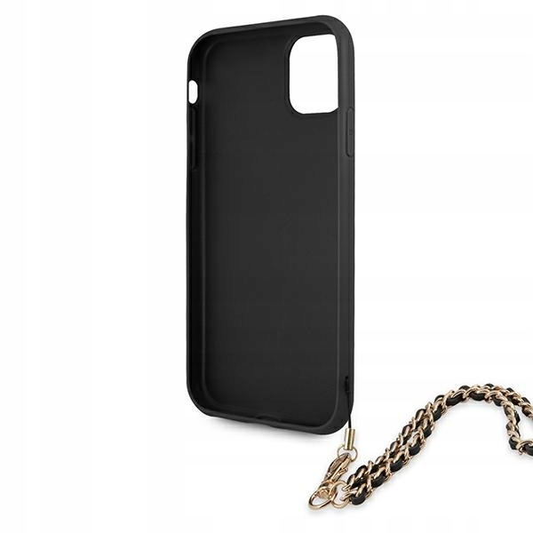 Etui GUESS Saffiano Chain + Łańcuszek do iPhone 11 Marka Guess