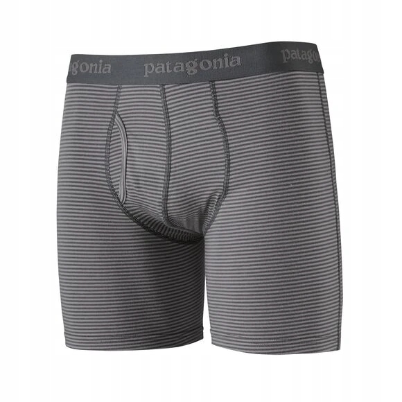 Bokserki Patagonia Essential Boxer Briefs 6" Fathom Stripe: S