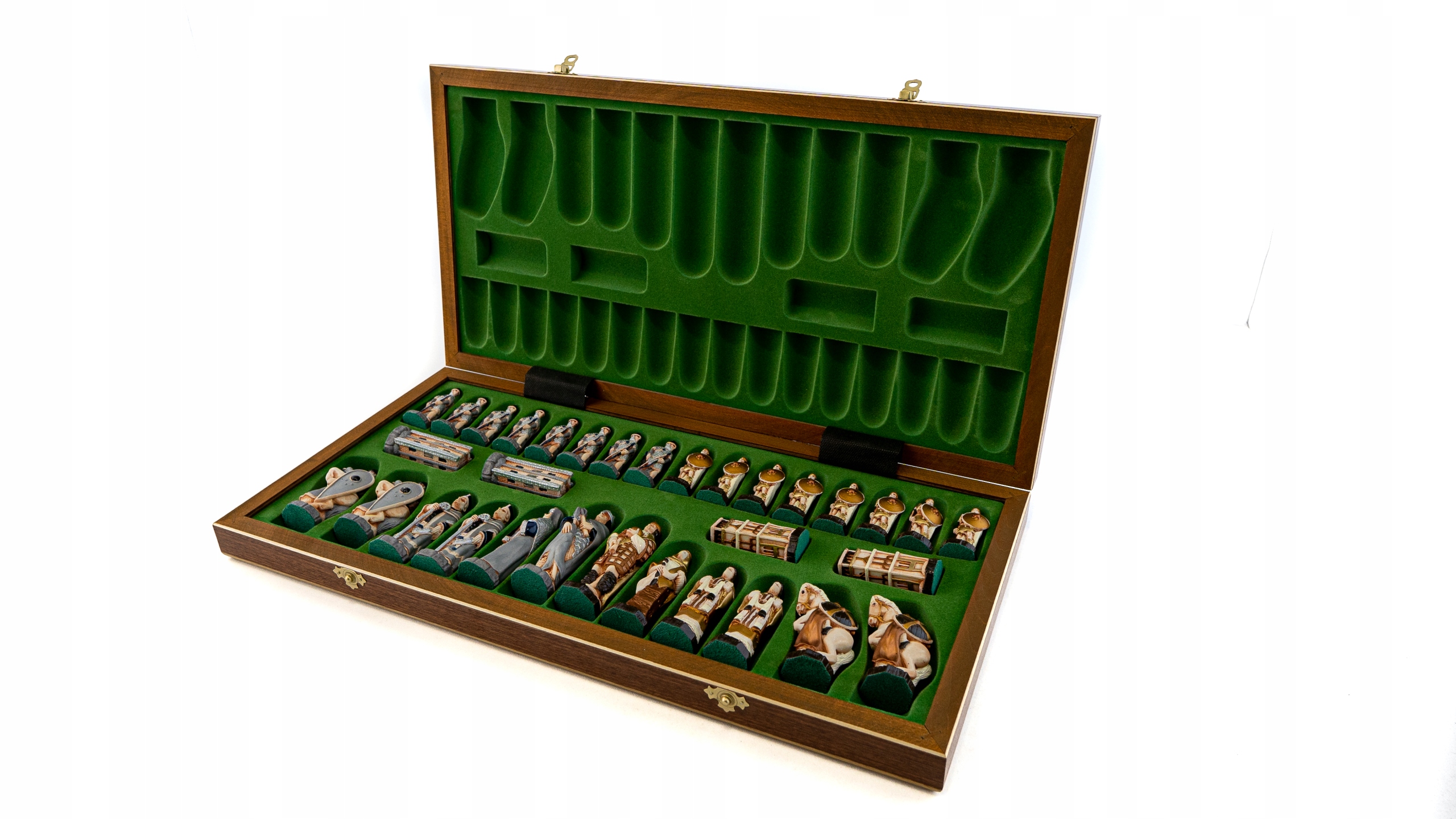 Szachy marmurowe intarsja prezent 58x58 Nazwa ANGLIA 158