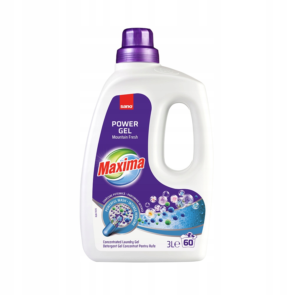 Levně Sano Maxima Koncentrovaný Gel na praní 3 L 60 praní Univerzální Mountain
