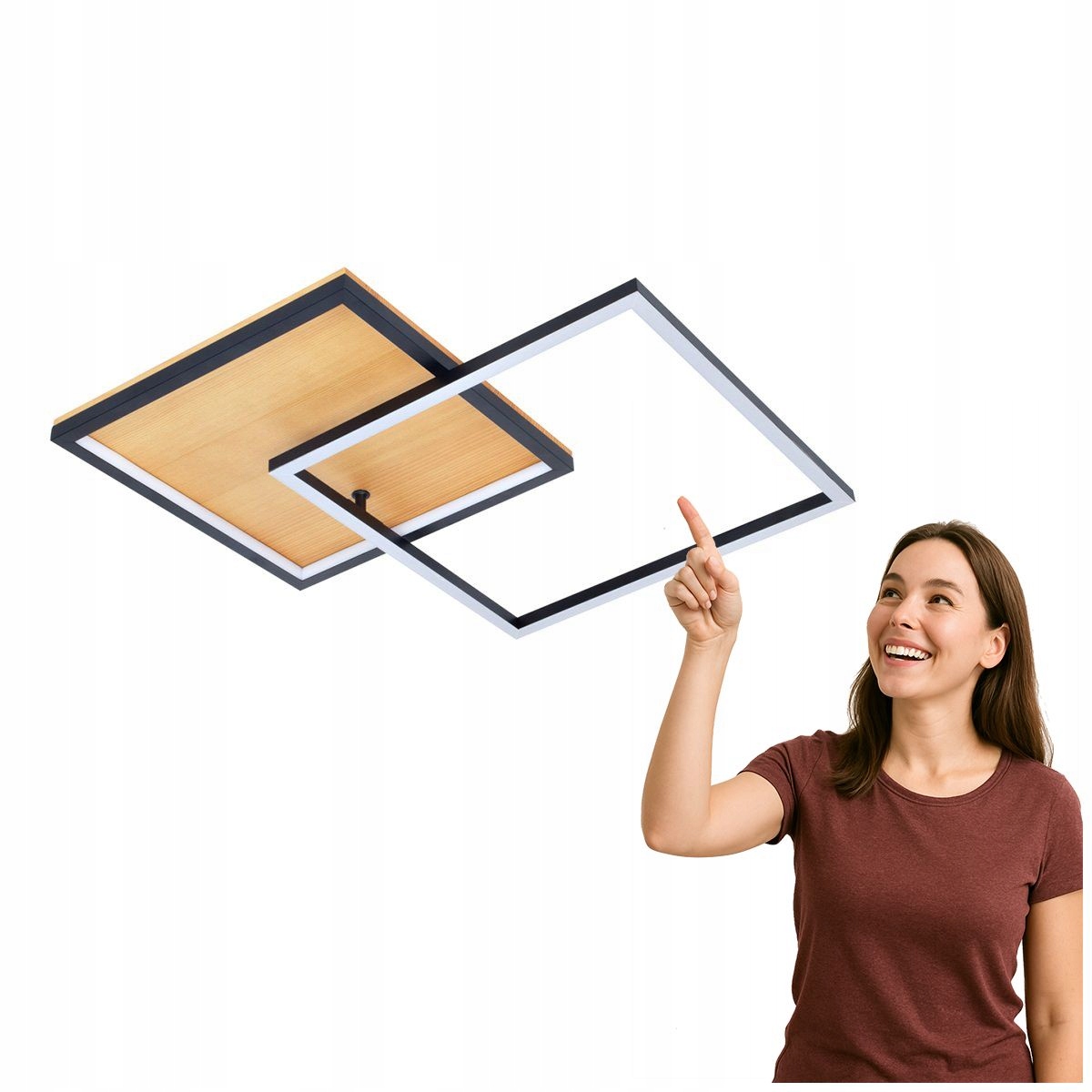 Led stropná lampa 28W Noris PLF-82738-28W-WO Italux