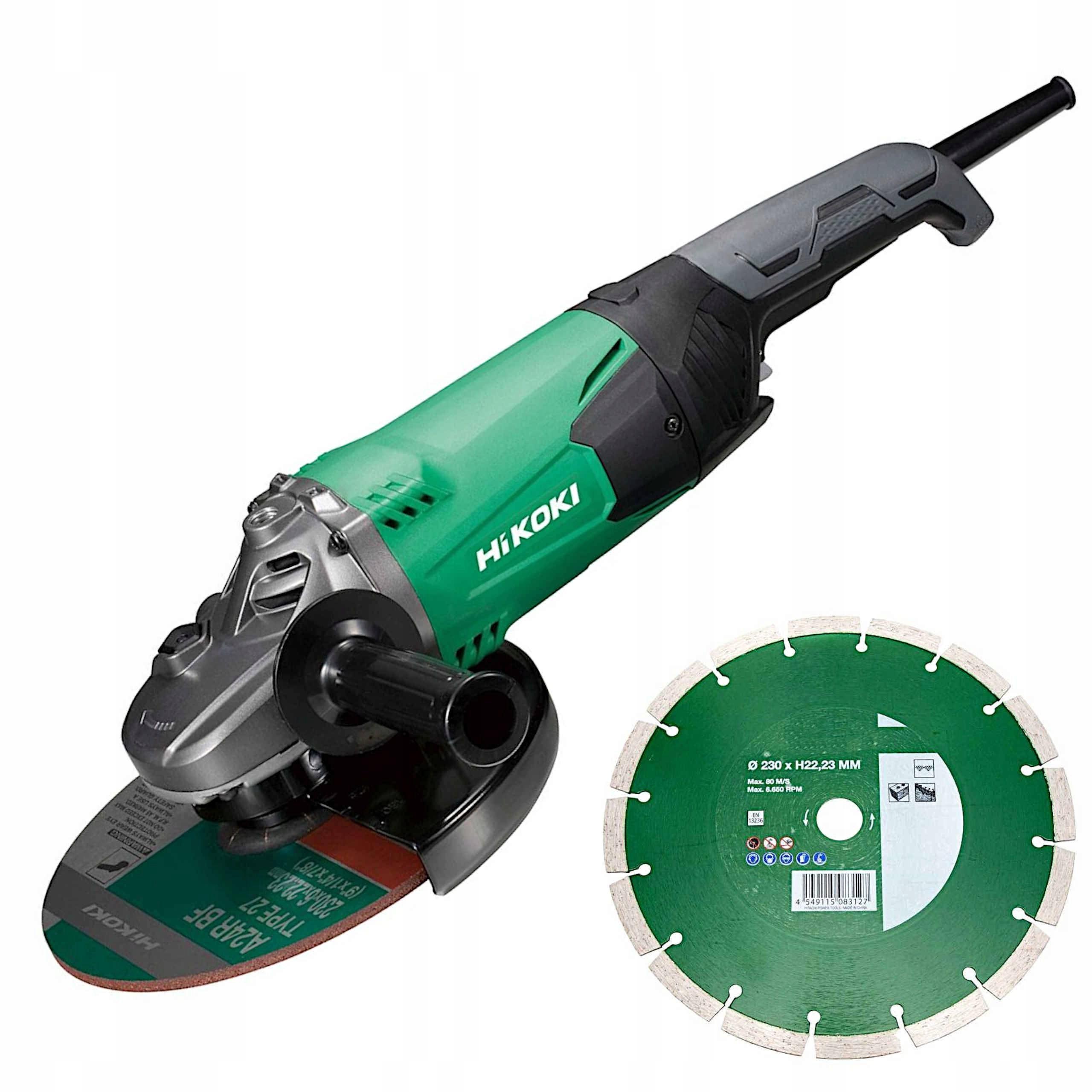 

Hikoki Szlifierka Kątowa Duża G23SW2 230 mm 2200W