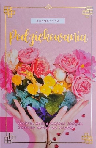 

Podziękowania Kartka z mottem i życzeniami 2K90