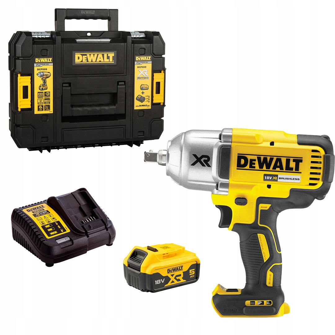 Rázový uťahovák DeWALT DCF899P1 18V Xr Bl 950Nm 1/2 1x5Ah Tstak
