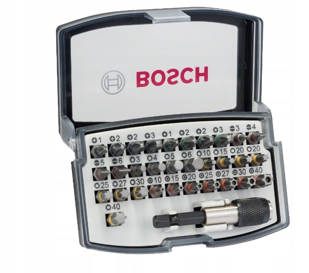 

Bosch Pakiet Bitów Extra Hard Do Wkrętarek, 32 Szt