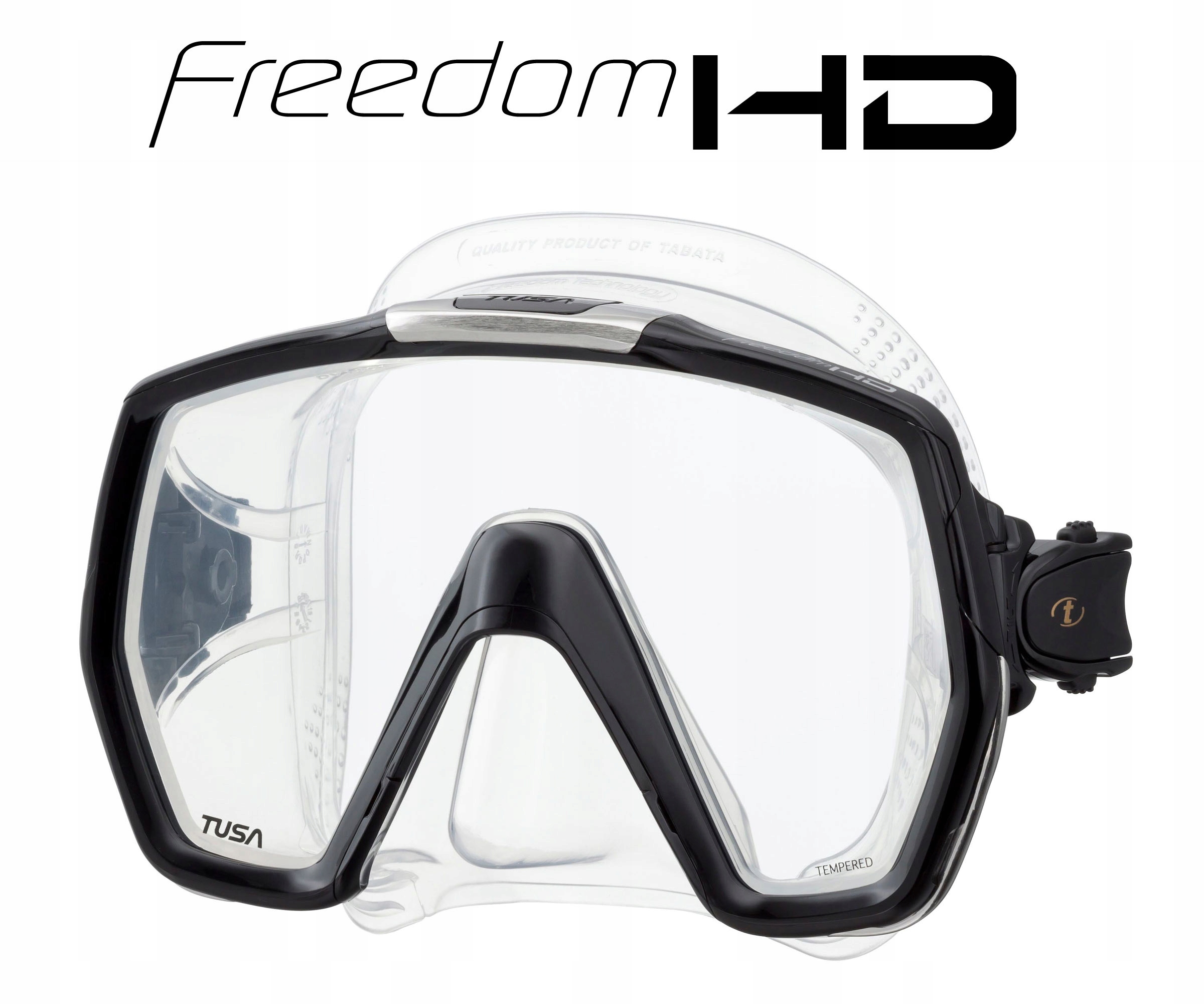 Tusa Maska Nurkowa M1001 Bk Freedom Hd Duża