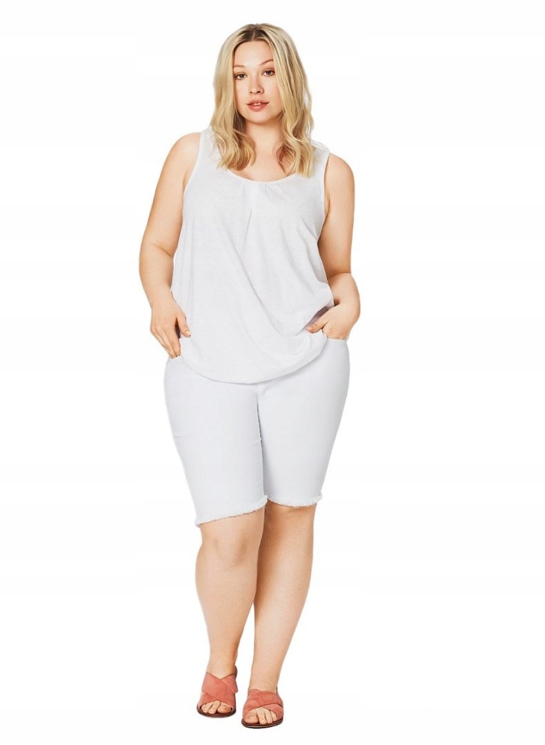 ZIZZI BLUZKA TOP BIEL ŚCIĄGACZ 013B 58 Płeć kobieta