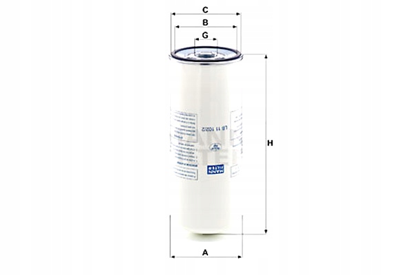 MANN-FILTER FILTR OLEJU AGRO