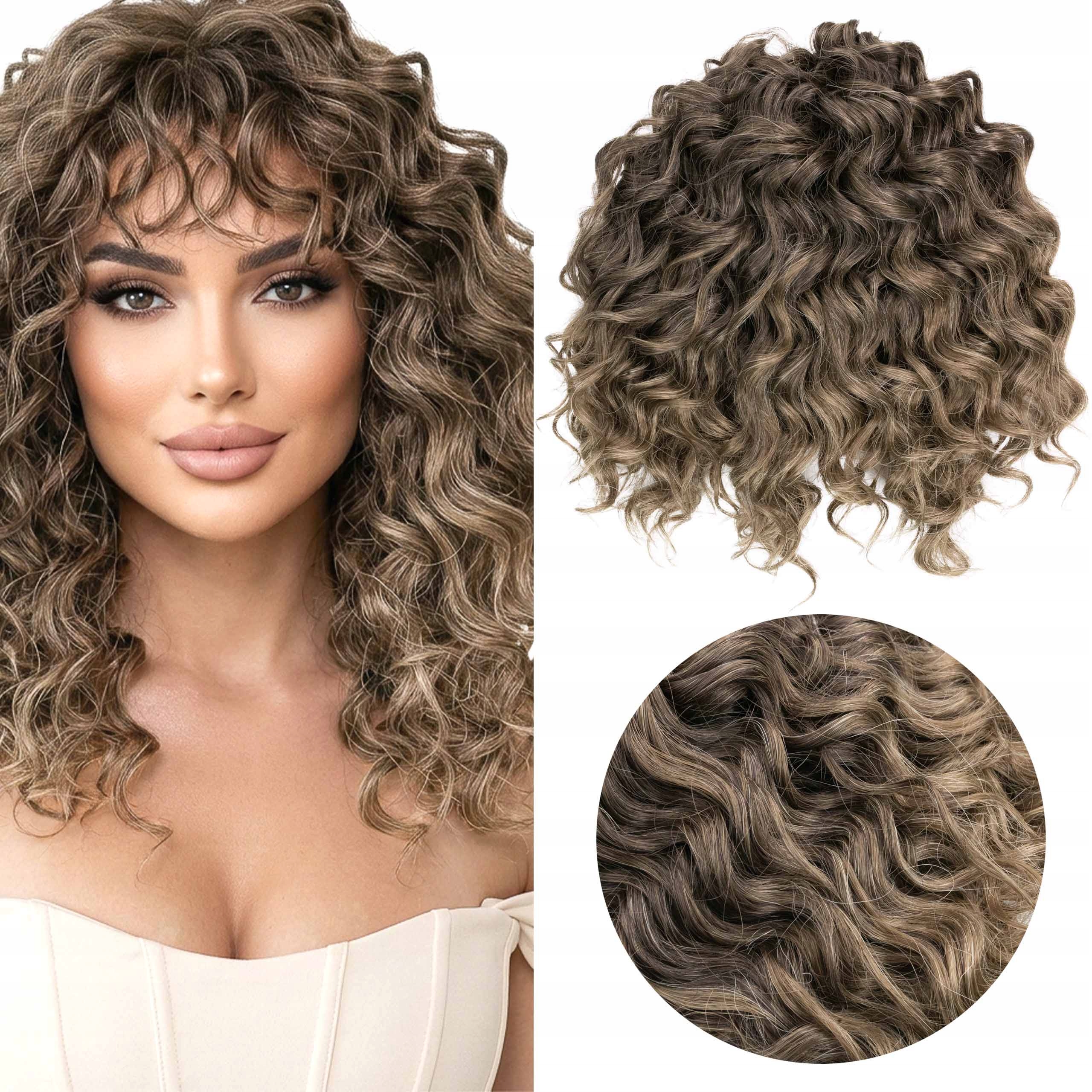 Włosy syntetyczne sztuczne Afroloki Jessica Premium 25CM 200G brąz ombre