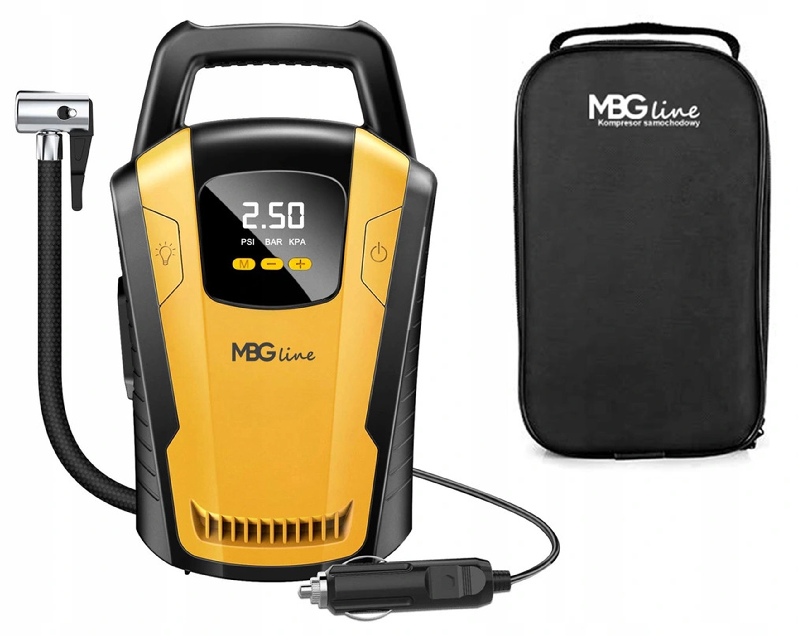 Kompresor samochodowy MBG Line 3650 żółty Marka MBG Line