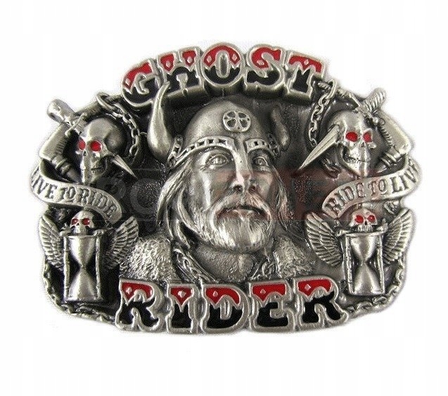 Klamra ozdobna do paska GHOST RIDER uniw Marka inna