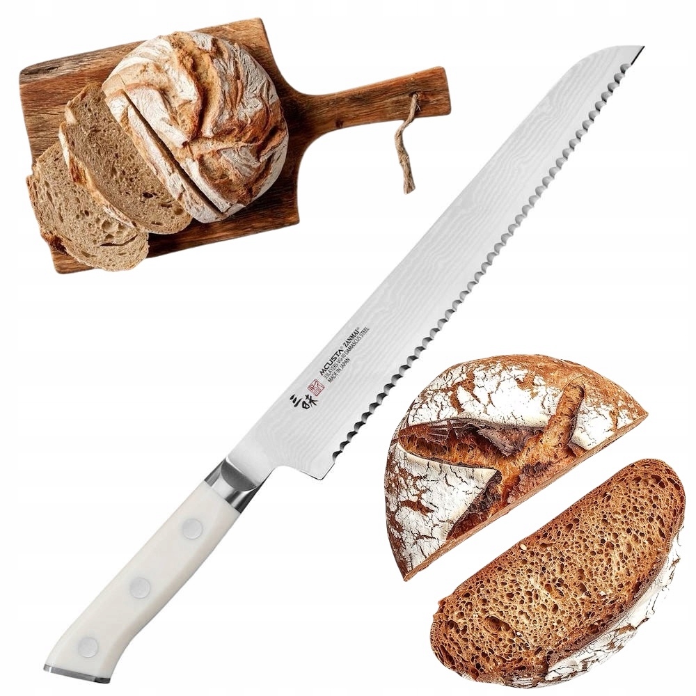 Mcusta Zanmai Classic Damascus VG-10 Corian Japonský nôž na pečivo 23 cm