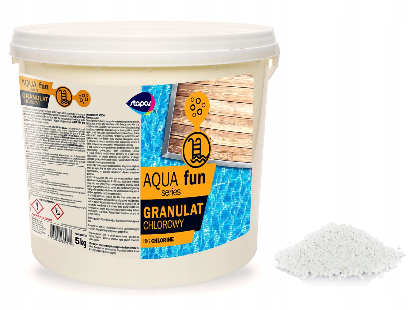 

Chlor Szok Chemia Basenowa Big Chlorine Stapar 5kg