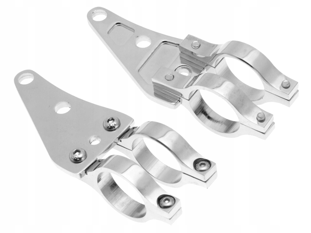 MOTOLP-001 - 39ММ ХРОМ ПЕРЕДНЯЯ ФАРА ДЕРЖАТЕЛЬ ЛАМПЫ