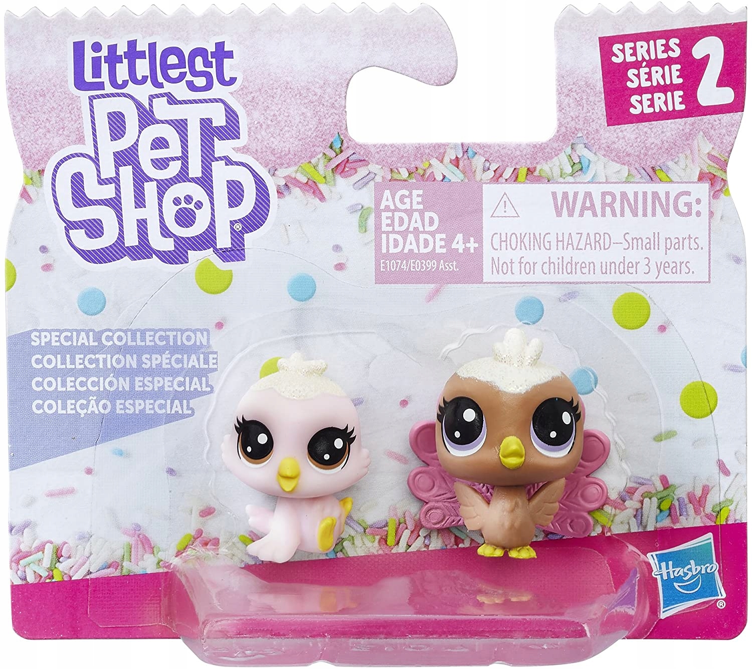 

Ptaszki Lukrowe 2-PAK Lps Pet Shop E1074 brokatowe