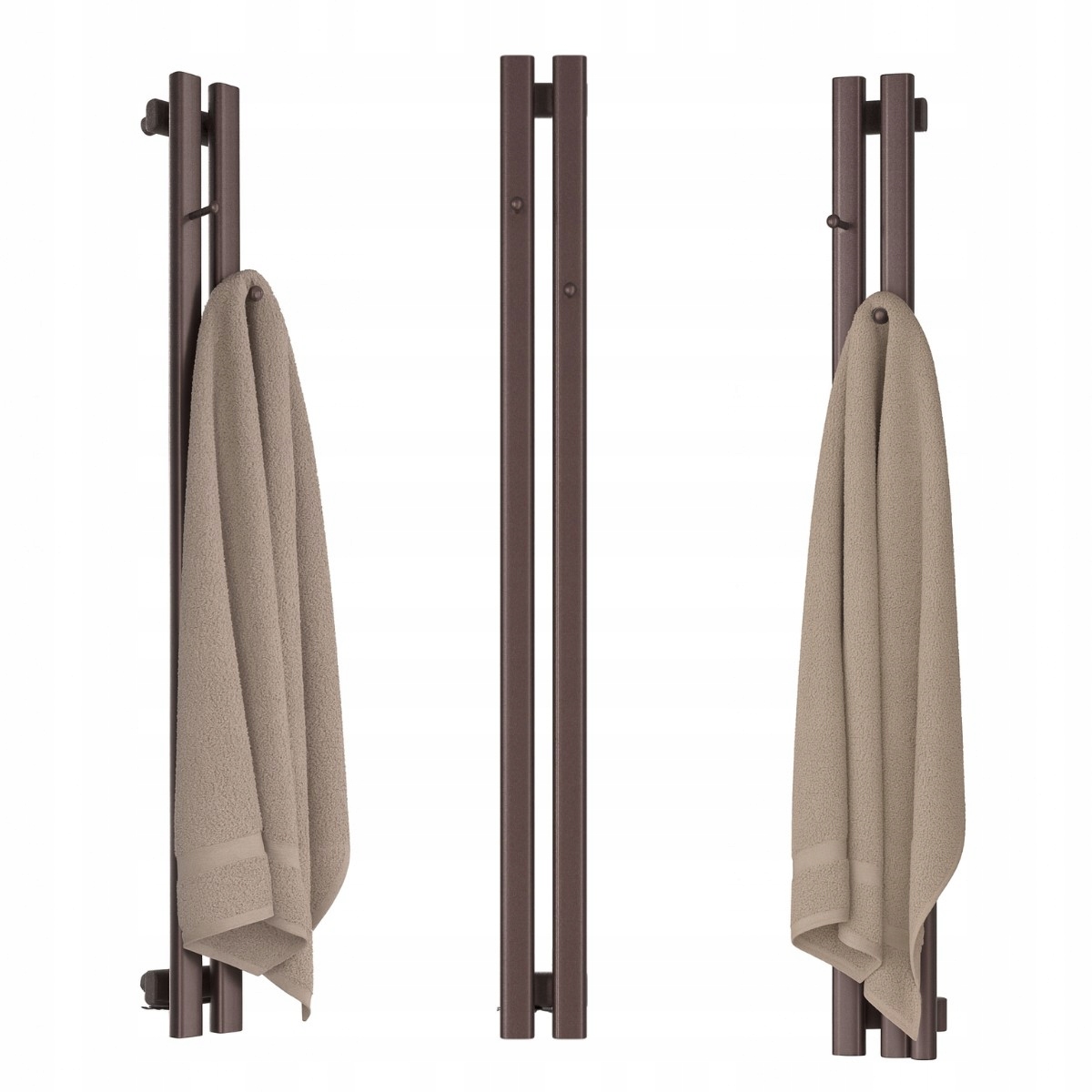 Vertikálny Dekoračný OHRIEVAČ-2 S Vešiakmi 1600/130 Bordó