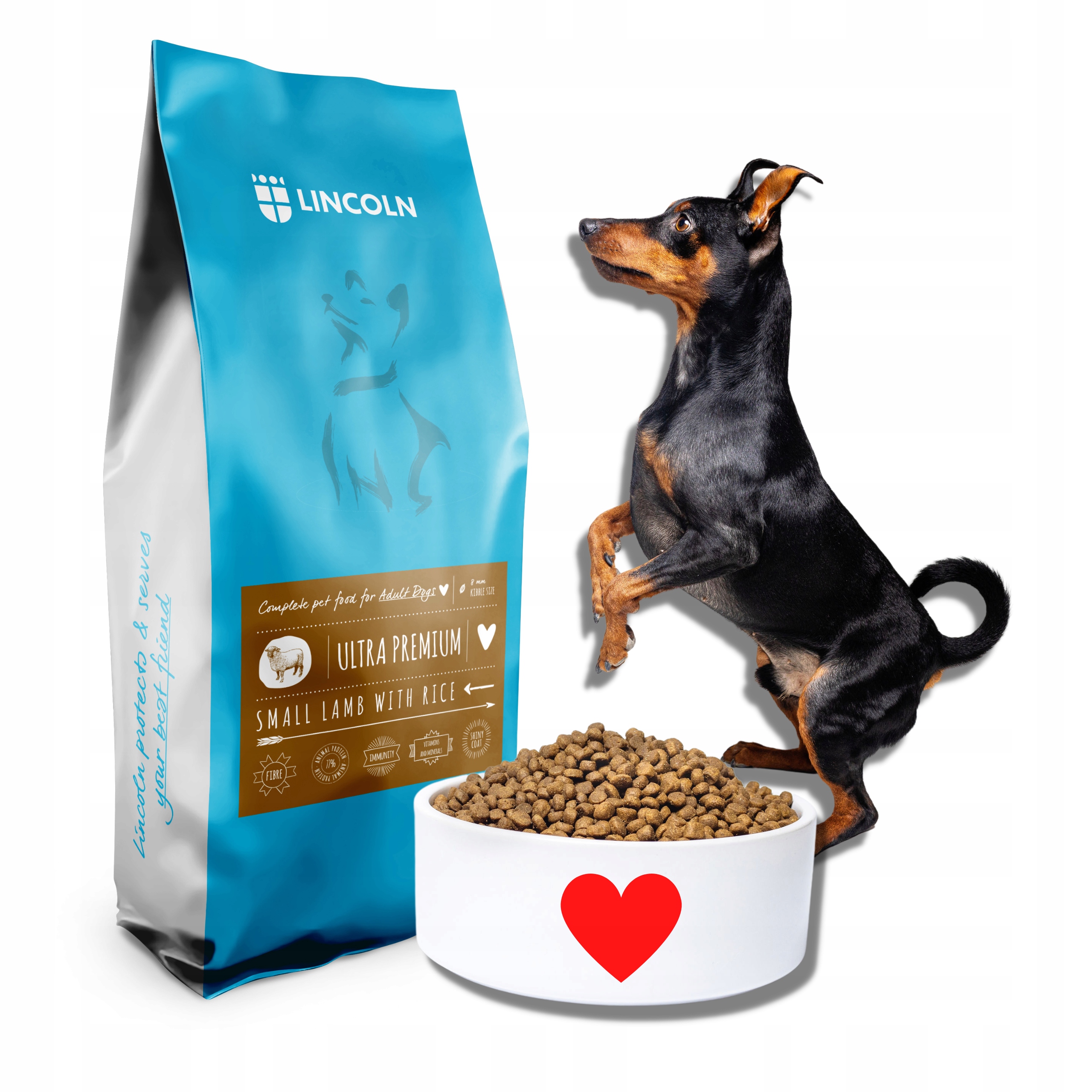 Levně Suché Krmivo Pro Psy Malých A Středních Plemen Lincoln 12 Kg