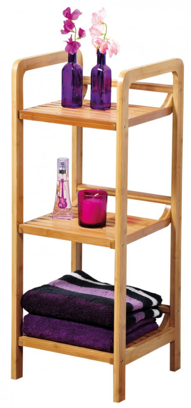 Policový regál, bambus obdĺžnik