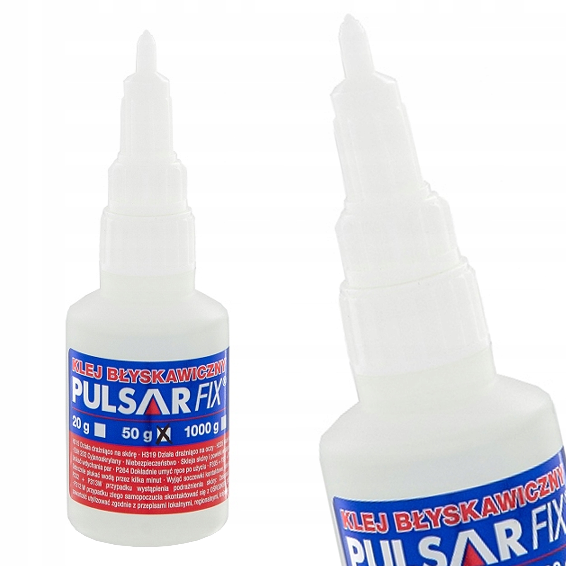 Klej Cyjanoakrylowy Sekundowy Ca Średnia Lepkość Pulsar FIX-07 50 g