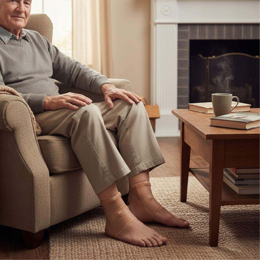 OPASKA ORTEZA MAGNETYCZNA NA STOPĘ STAW SKOKOWY STABLIZUJĄCA - 6 MAGNESÓW Liczba magnesów 6