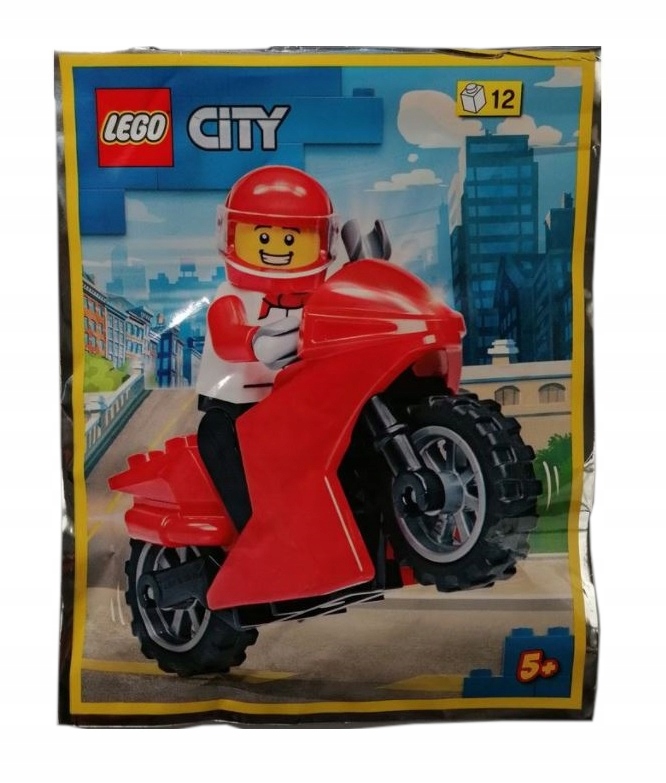 Zestaw Lego City Minifigure Polybag Motorcycle with Driver #952203