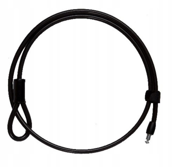 Auvray Linka Lasso 100CM 10MM Do Blokady Tylnego Koła Podkowy O-lock Czarna