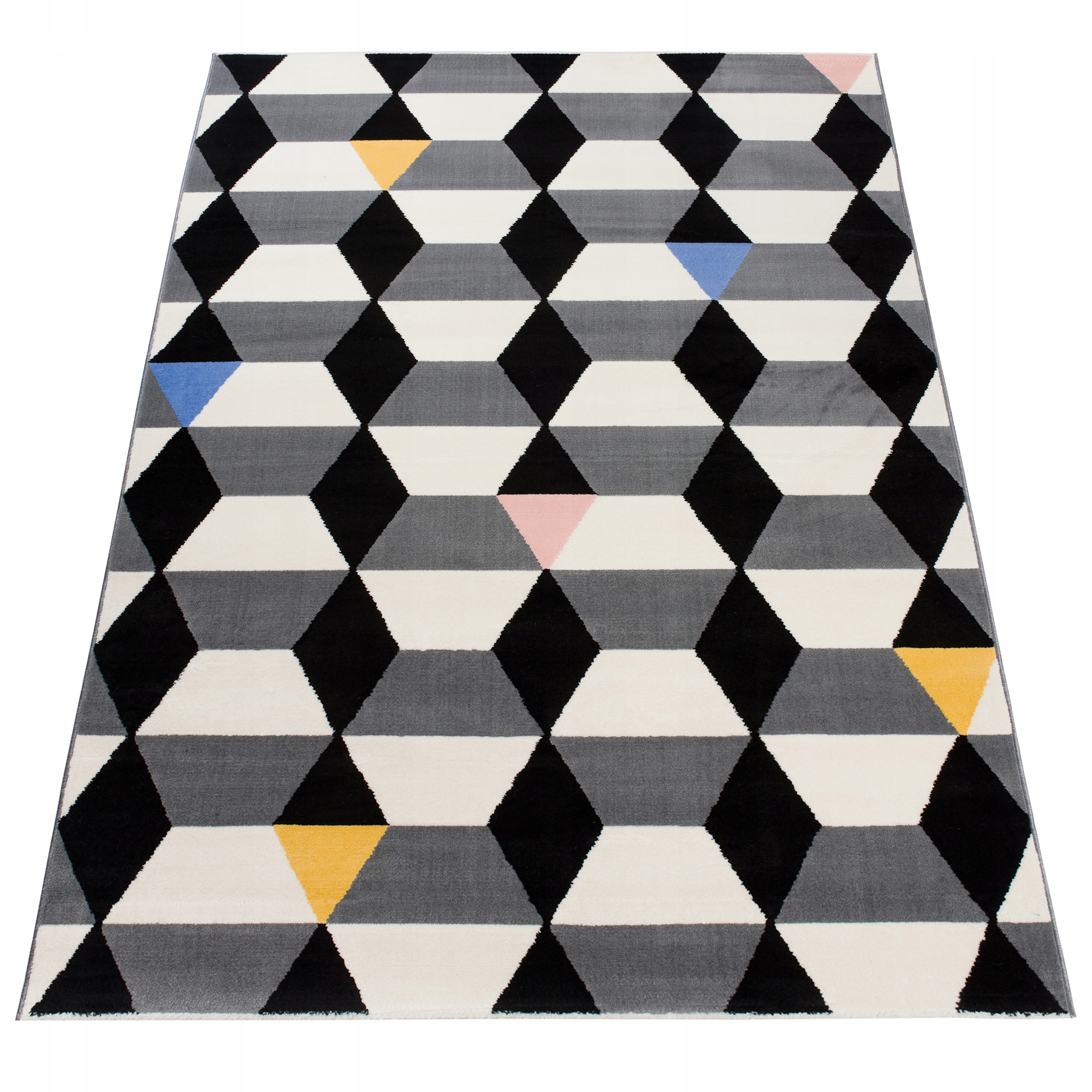 

Dywan Geometryczny 120x170 Nowoczesny Bcf Pastello