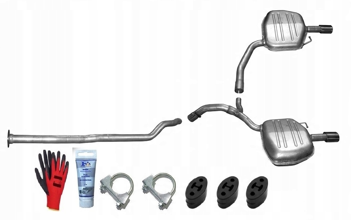 Volvo V70 III 2.0 D 133kW (od Roku 2013) sada Trubka Tlumič Výfuku bonus