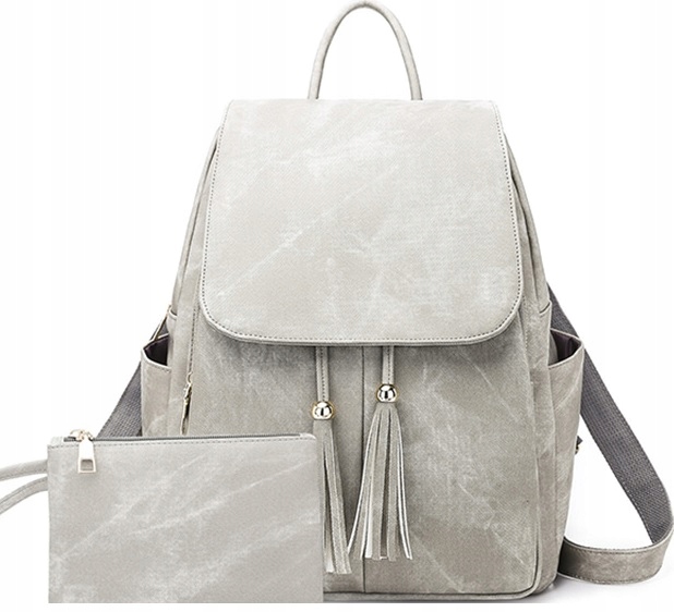 PLECAK DAMSKI, STYLOWY ZESTAW, KOLORY