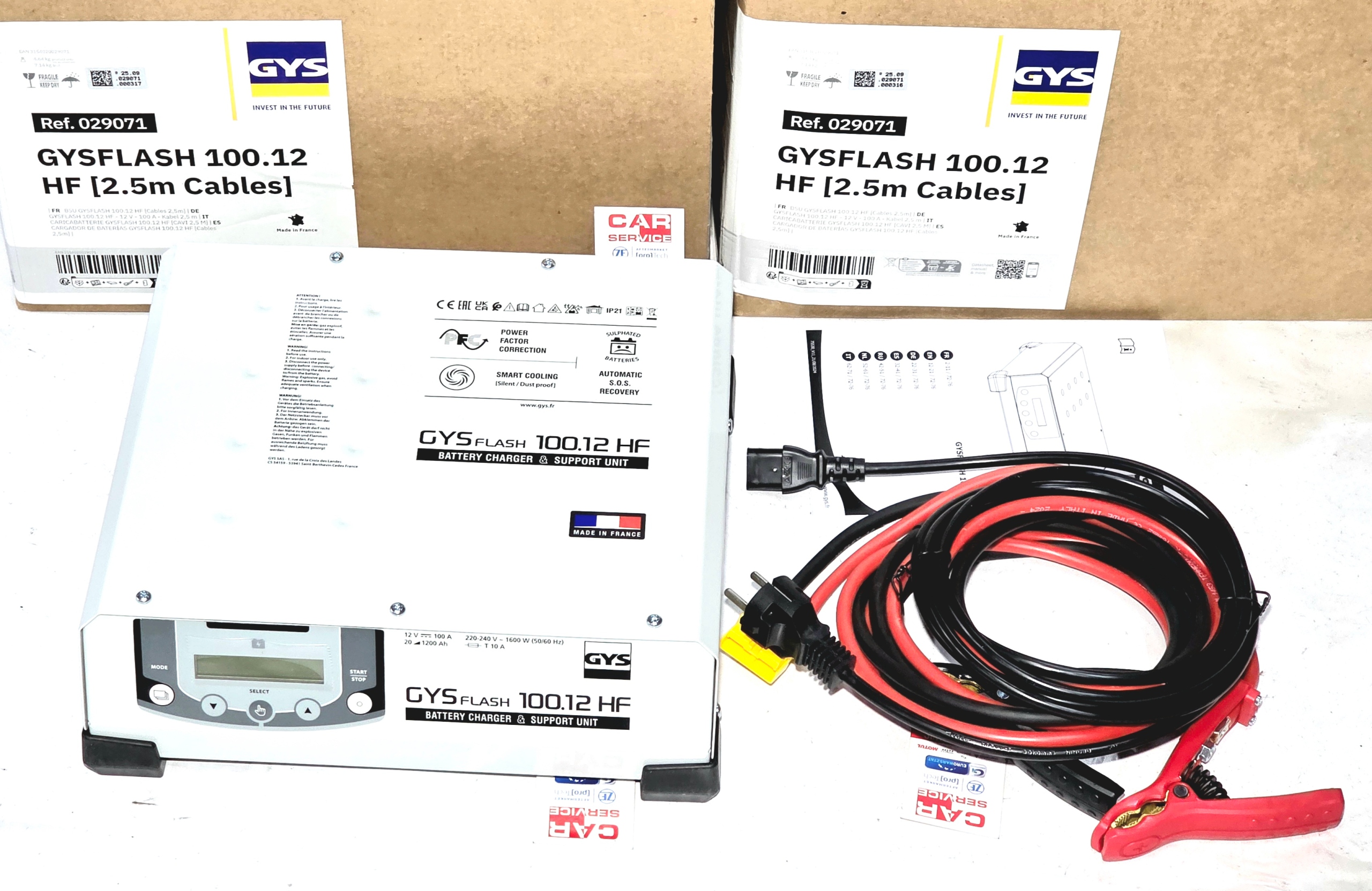 Gysflash 100.12HF 12V 100A Gys 029071 Ładowarka Prostownik Automatyczny