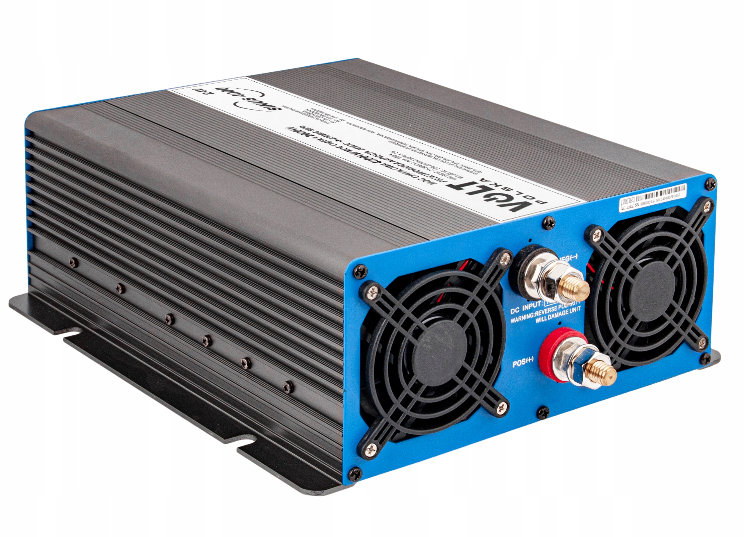 PRZETWORNICA PRĄDU NAPIĘCIA SINUS 24V 230V 4000W Napięcie wejściowe 24 V