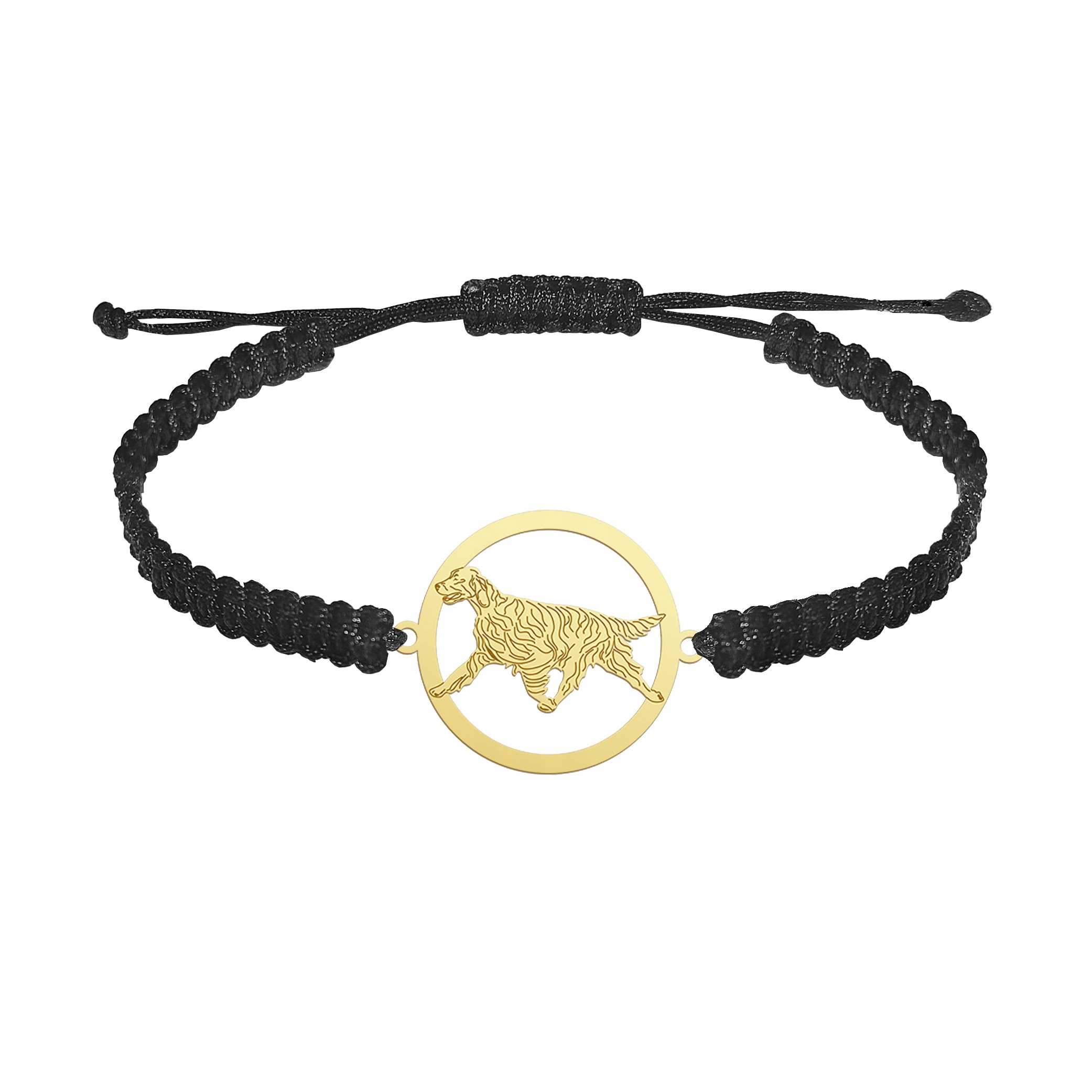 Zlatý náramek s irským červeným setem 925 Šperky Dárek Gravírování Bonus