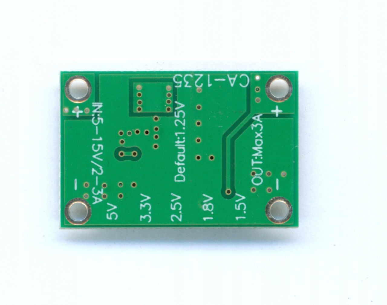 PRZETWORNICA NAPIĘCIA CA-1235 WEJŚCIE 5-15V WYJŚCIE 1,25 1,5 1,8 2,5 3,3 5V Model MOD-PRZETW-CA-1235