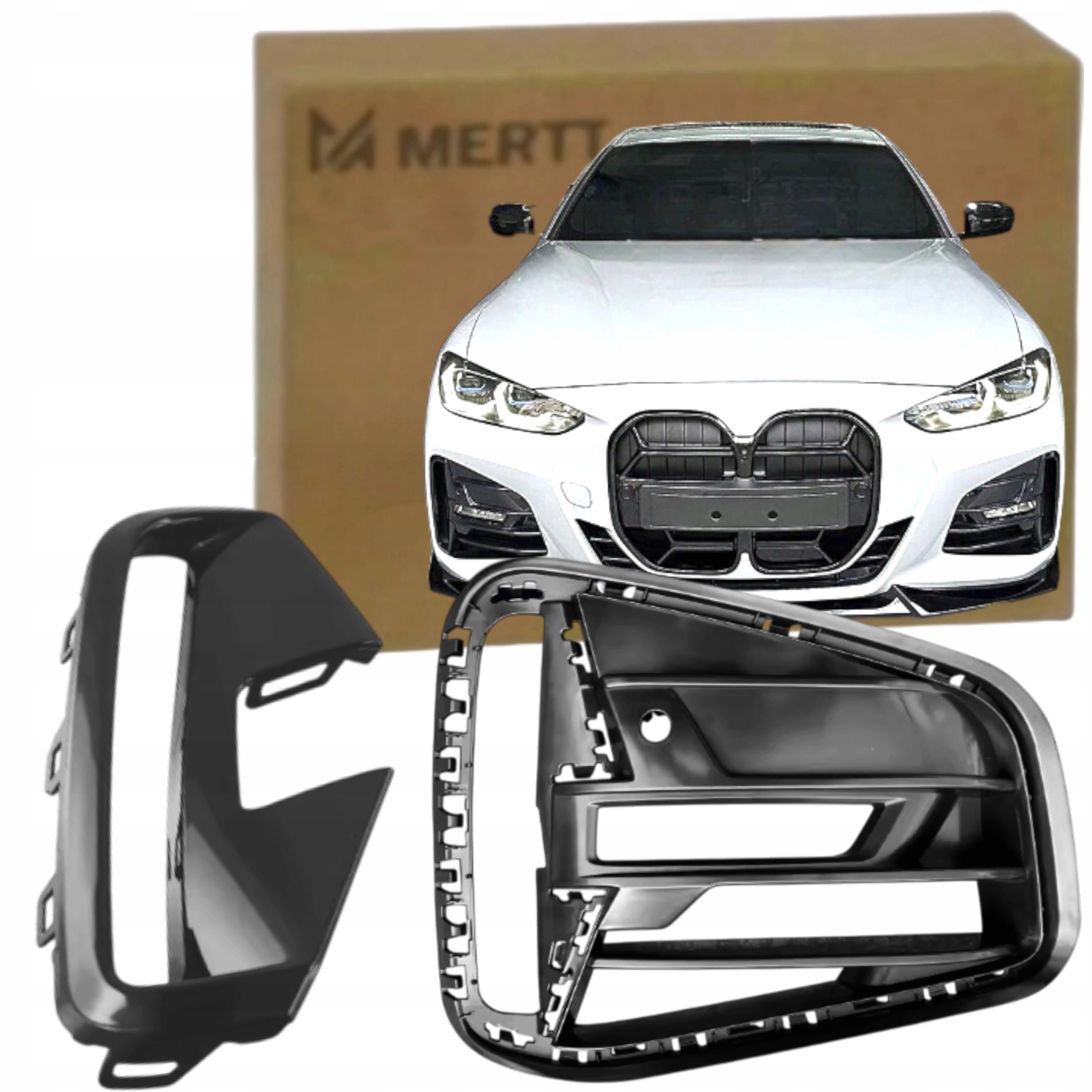 Mřížka Atrapa Halogenu Vstup Pravý Bmw 4 G22 2020- M Balíček 51118076732