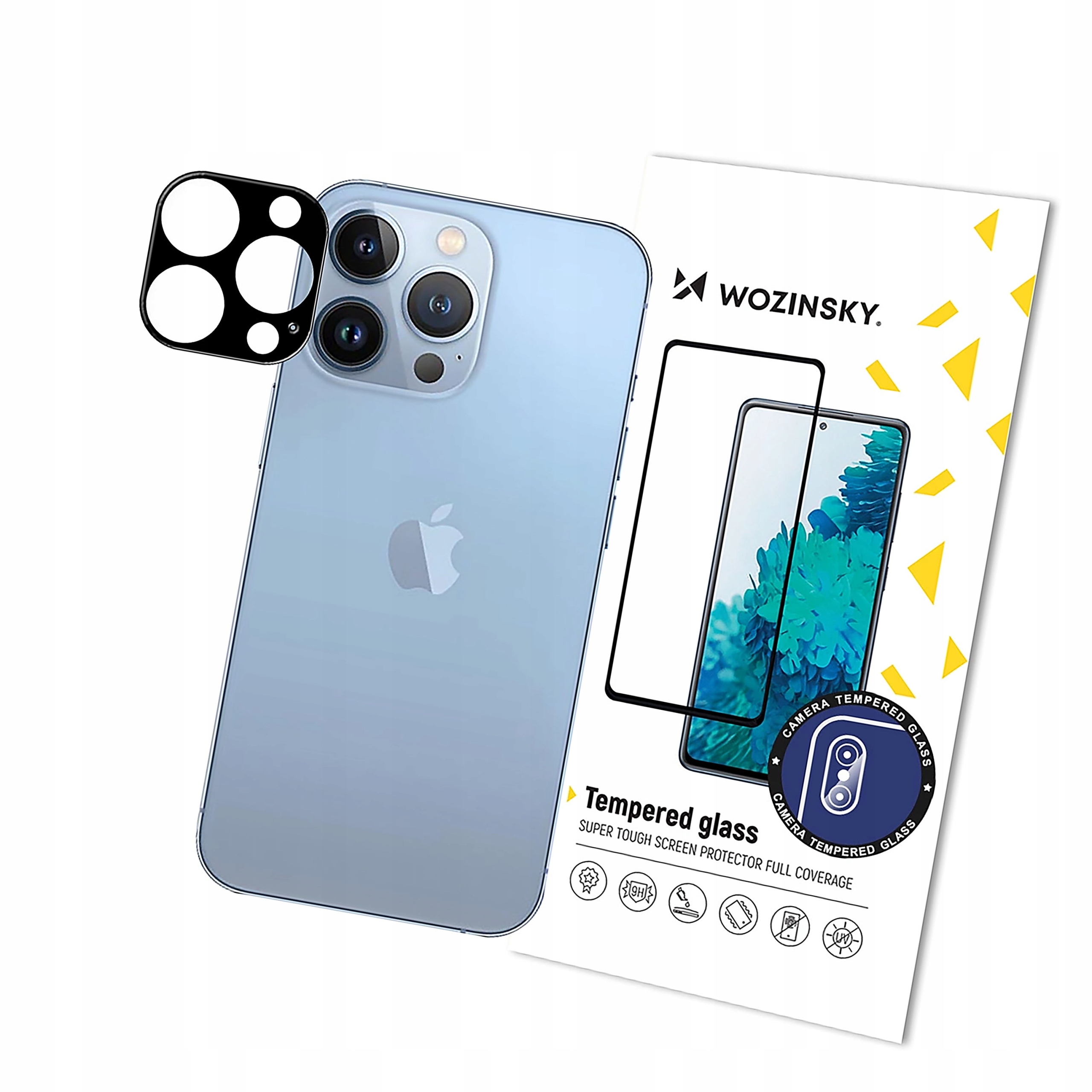 Full Camera Glass szkło hartowane na cały aparat kamerę iPhone 13 Pro Max