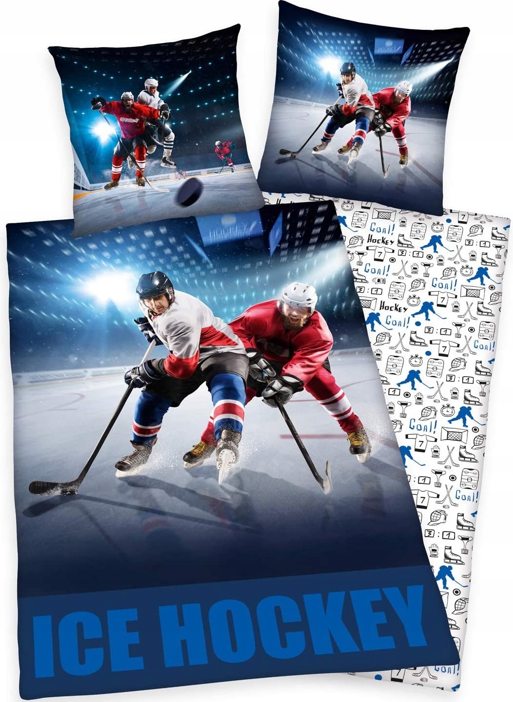 

Pościel Młodzieżowa Hokej Na Lodzie Hockey 140X200