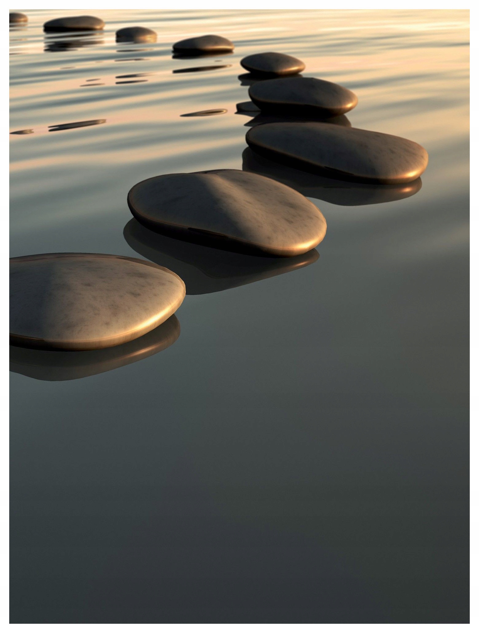 Fototapeta Kameny a voda Harmonie Klid do ložnice 206x275 lepidlo