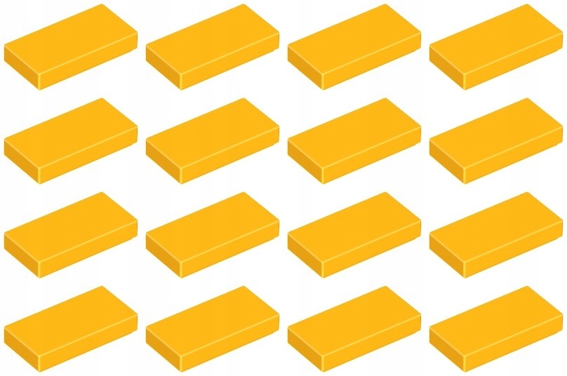 

Lego 3069b Tile 1x2 pomarańcz jas Nowa (4g) 16 szt